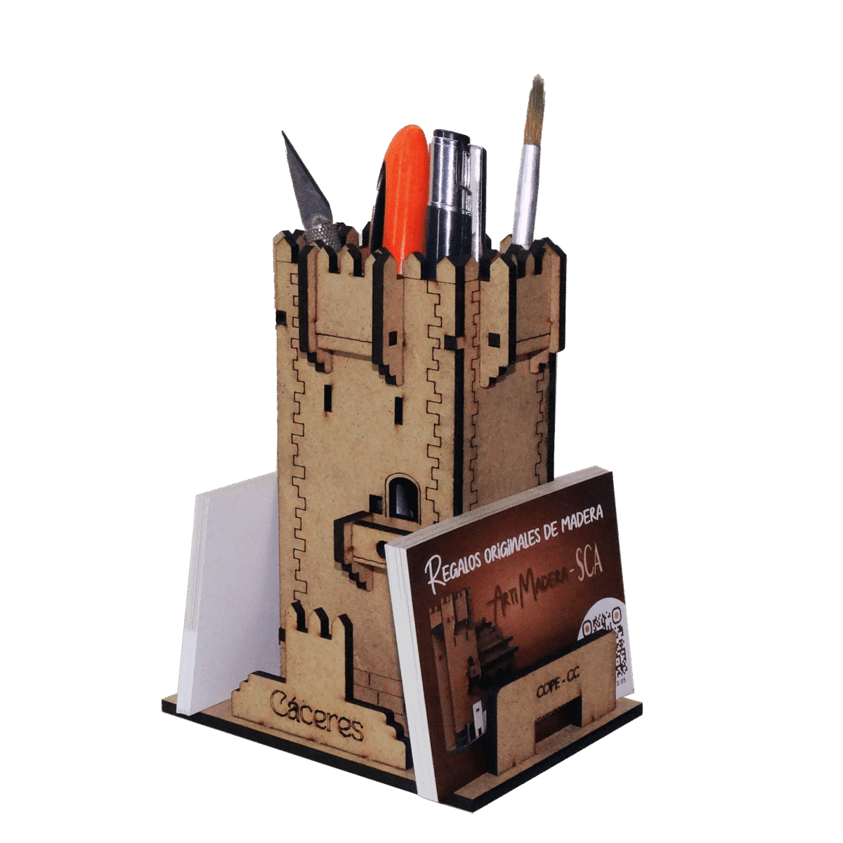 Cubo portalápices Torre de Bujaco Cáceres