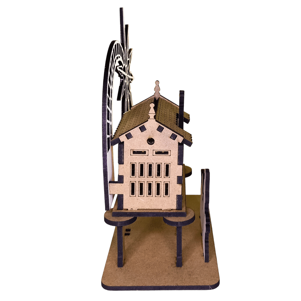 Portal de Belen en un Horreo gallego vista lateral