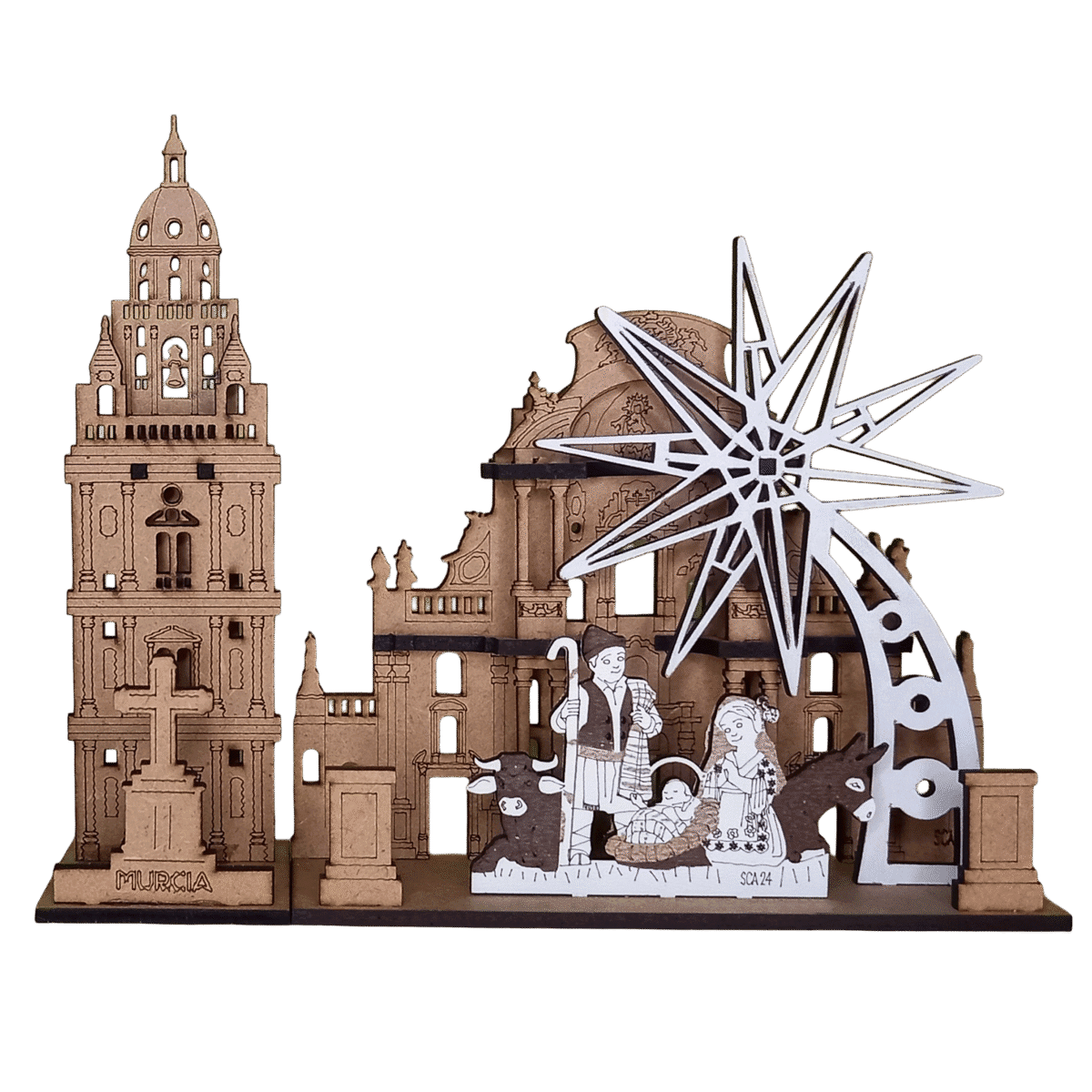 Portal de Belen_Catedral Murcia_con torre