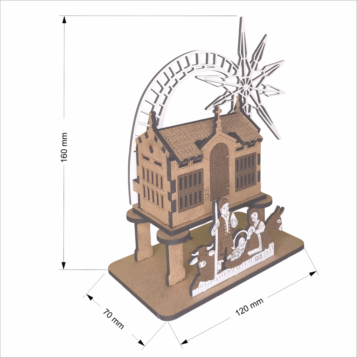 Portal deBelen en Hórreo gallego